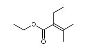 2-Ethyl-3-methylbutensaeure-ethylester Structure