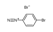 p-bromobenzenediazonium bromide Structure