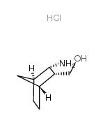 3-ENDO-HYDROXYMETHYLBICYCLO[2.2.1!HEPTYL-2-ENDO-AMINE HYDROCHLORIDE Structure