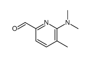 5-methyl-6-(dimethylamino)-2-pyridinecarboxaldehyde Structure