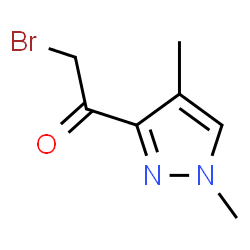 2-溴-1-(1,4-二甲基-1H-吡唑-3-基)乙酮图片