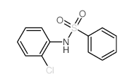 Benzenesulfonamide,N-(2-chlorophenyl)- Structure