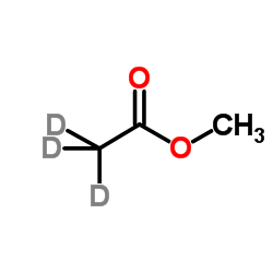 乙酸甲酯-D3结构式
