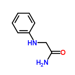 2-苯胺基乙酰胺结构式