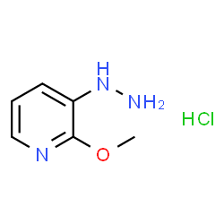 3-肼基-2-甲氧基吡啶盐酸盐结构式