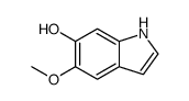 6-hydroxy-5-methoxyindole Structure