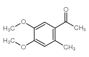 4',5'-二甲氧基-2'-甲基苯乙酮结构式