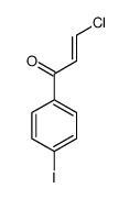 (E)-β-Chloro-4'-iodoacrylophenone结构式