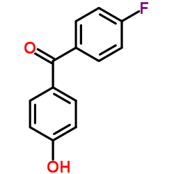 4-氟-4'-羟基二苯甲酮结构式