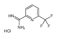 6-(Trifluoromethyl)-2-pyridinecarboximidamide monohydrochloride structure