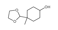 4-[1,3]dioxolan-2-yl-4-methyl-cyclohexanol结构式