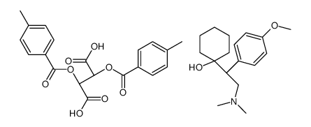 S-文拉法辛-二对甲苯甲酰-L-酒石酸盐结构式