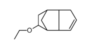 5(or 6)-ethoxy-3a,4,5,6,7,7a-hexahydro-4,7-methano-1H-indene结构式