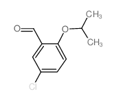 5-氯-2-异丙氧基苯甲醛结构式