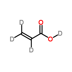 丙烯酸-d4结构式
