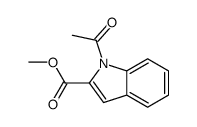 Methyl 1-acetyl-1H-indole-2-carboxylate Structure