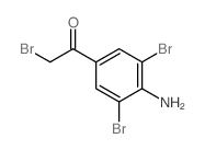 4-Amino-3,5-dibromo-2'-bromo-acetophenone Structure
