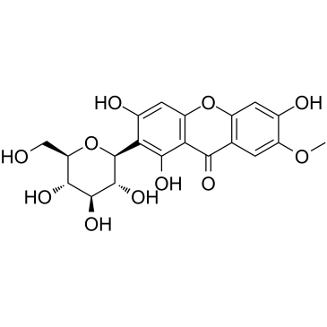 7-O-Methylmangiferin Structure