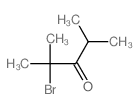 2-bromo-2,4-dimethyl-pentan-3-one Structure