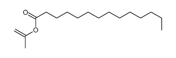 prop-1-en-2-yl tetradecanoate结构式