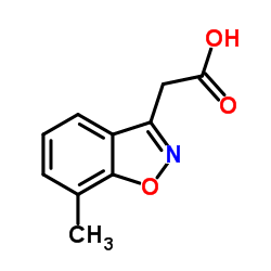 2-(7-Methyl-1,2-Benzoxazol-3-Yl)Acetic Acid Structure