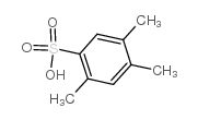 Benzenesulfonic acid, 2,4,5-trimethyl- structure
