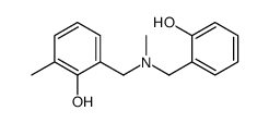2-{[(2-Hydroxybenzyl)(methyl)amino]methyl}-6-methylphenol Structure