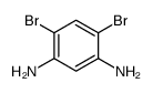 4,6-Dibromo-1,3-phenylenediamine结构式