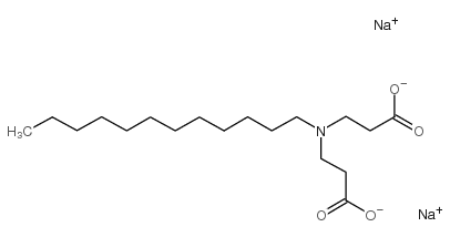 月桂亚氨基二丙酸二钠结构式