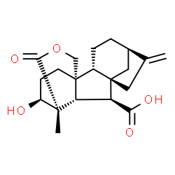 1α,4aα-(Carbonyloxymethylene)-2β-hydroxy-1β-methyl-8-methylenegibbane-10β-carboxylic acid picture