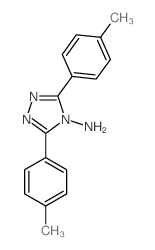 3,5-bis(4-methylphenyl)-1,2,4-triazol-4-amine结构式