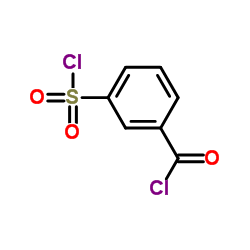 3-氯磺酰基苯甲酰氯结构式