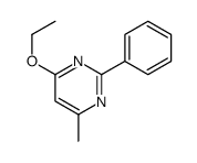 (9CI)-4-乙氧基-6-甲基-2-苯基嘧啶结构式