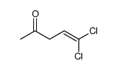 5,5-dichloropent-4-en-2-one Structure