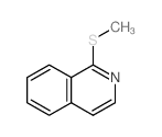 Isoquinoline, 1-(methylthio)- Structure