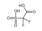 2,2-difluoro-2-sulfoacetic acid Structure
