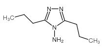 3,5-DIPROPYL-1,2,4-TRIAZOL-4-YLAMINE structure