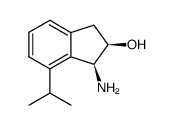 (-)-7-isopropyl-cis-1-amino-2-indanol Structure