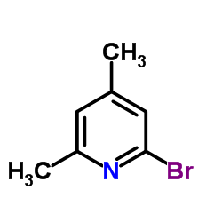 2-溴-4,6-二甲基吡啶结构式