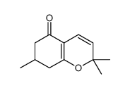 2,2,7-三甲基-2,6,7,8-四氢色烯-5-酮结构式