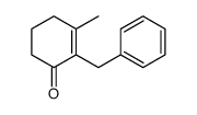2-benzyl-3-methylcyclohex-2-en-1-one结构式