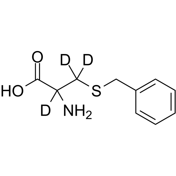 S-苄基-DL-半胱氨酸-D3结构式
