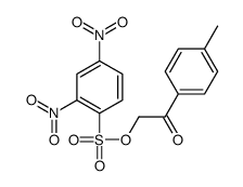[2-(4-methylphenyl)-2-oxoethyl] 2,4-dinitrobenzenesulfonate结构式