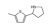 2-(5-甲基噻吩-2-基)吡咯烷结构式