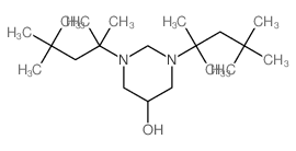 5-Pyrimidinol,hexahydro-1,3-bis(1,1,3,3-tetramethylbutyl)- Structure
