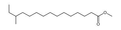 13-methyl Pentadecanoic Acid methyl ester structure