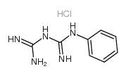 1-phenylbiguanide hydrochloride structure