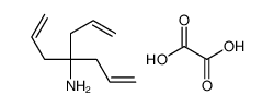 oxalic acid,4-prop-2-enylhepta-1,6-dien-4-amine结构式