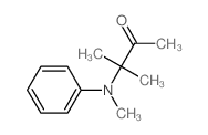 3-methyl-3-(methyl-phenyl-amino)butan-2-one Structure
