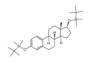 estradiol bis(tert-butyldimethylsilyl)ether结构式